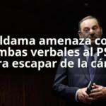 Aldama amenaza con bombas verbales al PSOE para escapar de la cárcel