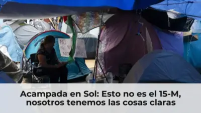 Acampada en Sol: Esto no es el 15-M, nosotros tenemos las cosas claras