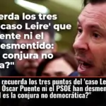 Alsina recuerda los tres puntos del 'caso Leire' que ni Óscar Puente ni el PSOE han desmentido: 