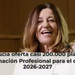 Andalucía oferta casi 200.000 plazas de Formación Profesional para el curso 2026-2027