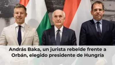 András Baka, un jurista rebelde frente a Orbán, elegido presidente de Hungría