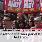 Andy Burnham consigue el escaño que le permite retar a Starmer por el Gobierno británico