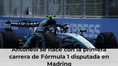 Antonelli se hace con la primera carrera de Fórmula 1 disputada en Madring