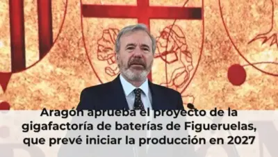 Aragón aprueba el proyecto de la gigafactoría de baterías de Figueruelas, que prevé iniciar la producción en 2027