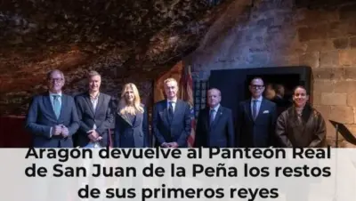 Aragón devuelve al Panteón Real de San Juan de la Peña los restos de sus primeros reyes