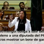 Armengol obliga a salir del pleno a una diputada del PP tras mostrar un bote de gas pimienta en su respuesta a Marlaska