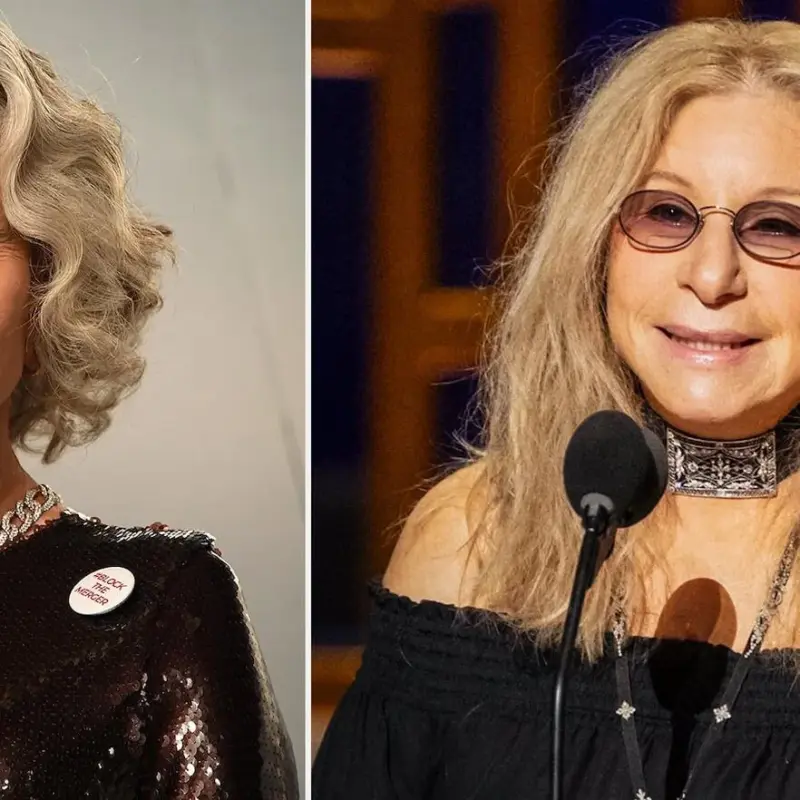 Jane Fonda en la alfombra roja de los Oscar