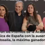 Así fueron los Premios de la Academia de la Música de España con la ausencia de Rosalía, la máxima ganadora