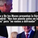 Ayuso y De los Mozos presentan la Fórmula 1 de Madrid: