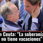 Aznar, en Ceuta: 