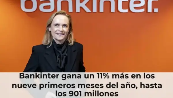 Bankinter gana un 11% más en los nueve primeros meses del año, hasta los 901 millones