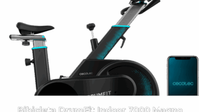 Bibicleta DrumFit Indoor 7000 Magno Connected: la bicicleta silenciosa y conectada de Cecotec por 229 €