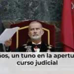 Bolaños, un tuno en la apertura del curso judicial