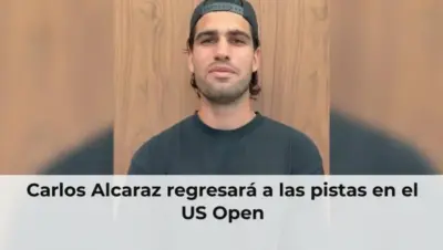 Carlos Alcaraz regresará a las pistas en el US Open