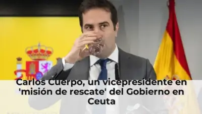 Carlos Cuerpo, un vicepresidente en 'misión de rescate' del Gobierno en Ceuta