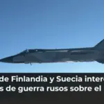 Cazas de Finlandia y Suecia interceptan aviones de guerra rusos sobre el Báltico