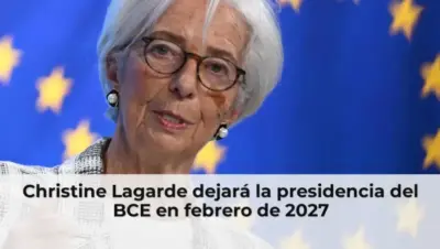 Christine Lagarde dejará la presidencia del BCE en febrero de 2027