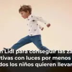 Colas en Lidl para conseguir las zapatillas deportivas con luces por menos de 8€ que todos los niños quieren llevar al cole