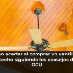 Cómo acertar al comprar un ventilador de techo siguiendo los consejos de la OCU