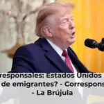 Corresponsales: Estados Unidos ¿Un país de emigrantes? - Corresponsales - La Brújula