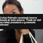 Cristina Pedroche recomienda hacerse donante de leche materna: 