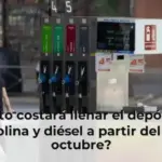 ¿Cuánto costará llenar el depósito de gasolina y diésel a partir del 1 de octubre?