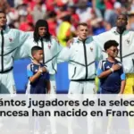 ¿Cuántos jugadores de la selección francesa han nacido en Francia?