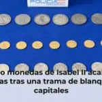 Cuatro monedas de Isabel II acabaron fundidas tras una trama de blanqueo de capitales