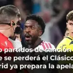 Cuatro partidos de sanción a Vini, que se perderá el Clásico: el Madrid ya prepara la apelación