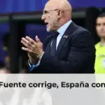 De la Fuente corrige, España convence