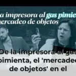 De la impresora al gas pimienta, el 'mercadeo de objetos' en el Parlamento