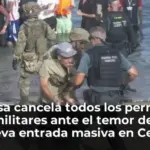 Defensa cancela todos los permisos a los militares ante el temor de una nueva entrada masiva en Ceuta