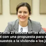 Democracia 21 debuta en las elecciones del 29-N con una propuesta para eliminar los impuestos a la vivienda a los jóvenes