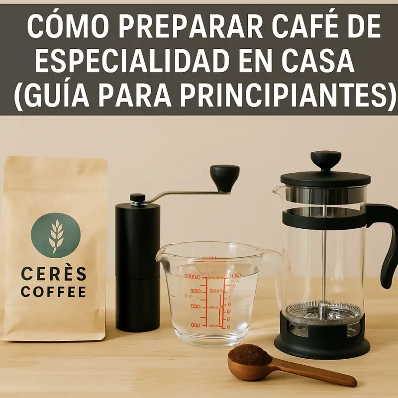 Café de especialidad en casa