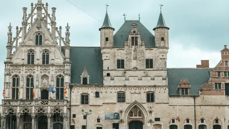 Malinas medieval town in Flandes with Rubens artworks