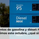 Descuentos de gasolina y diésel: hasta 20 céntimos este octubre, ¿qué sigue?