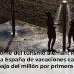 Desplome del turismo alemán: los que viajan a España de vacaciones caen por debajo del millón por primera vez