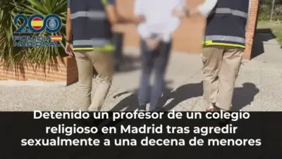 Detenido un profesor de un colegio religioso en Madrid tras agredir sexualmente a una decena de menores