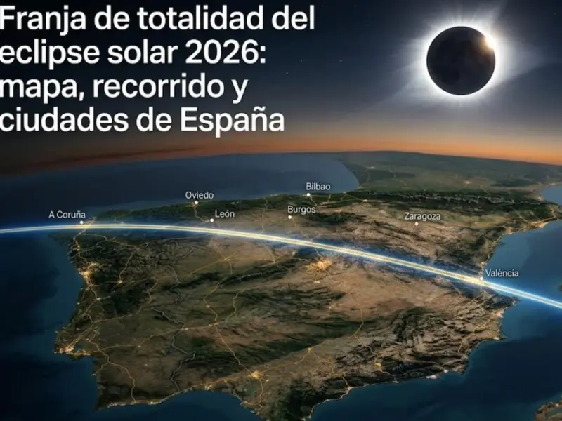 Dónde ver el eclipse si estás fuera de la franja de totalidad