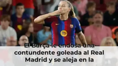 El Barça le endosa una contundente goleada al Real Madrid y se aleja en la clasificación (7-0)
