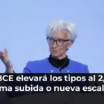 El BCE elevará los tipos al 2,5%: ¿última subida o nueva escalada?