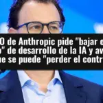El CEO de Anthropic pide