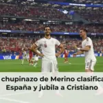 El chupinazo de Merino clasifica a España y jubila a Cristiano