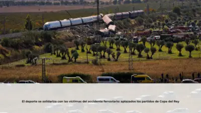 El deporte se solidariza con las víctimas del accidente ferroviario: aplazados los partidos de Copa del Rey