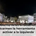 El Gobierno ve en el desahucio de Maricarmen la herramienta para activar a la izquierda