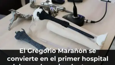 El Gregorio Marañón se convierte en el primer hospital del mundo en implantar una prótesis ósea de metamaterial