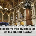 El IBEX 35 marca un nuevo máximo histórico al cierre y se queda a las puertas de los 20.000 puntos