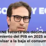El INE recorta dos décimas el crecimiento del PIB en 2025 al 2,6% tras revisar a la baja el consumo y las exportaciones
