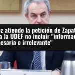 El juez atiende la petición de Zapatero y pide a la UDEF no incluir