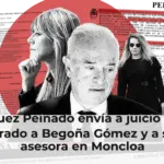 El juez Peinado envía a juicio con jurado a Begoña Gómez y a su asesora en Moncloa